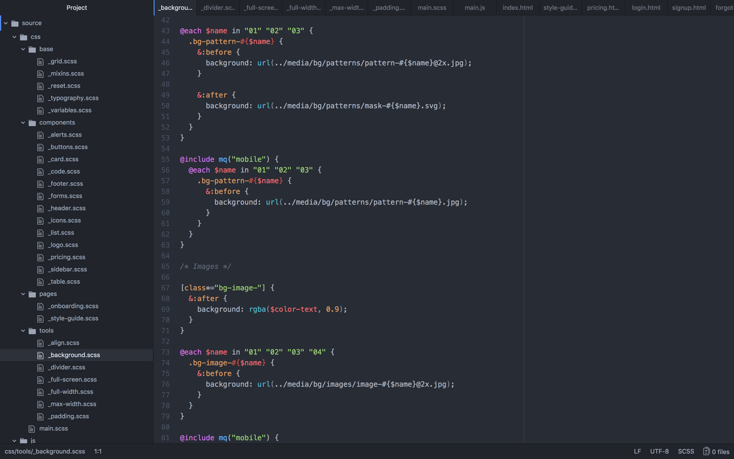 Opalin HTML Template